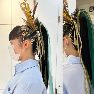 ロング ヘアアレンジ stylist ◎RUKI.のヘアスタイル