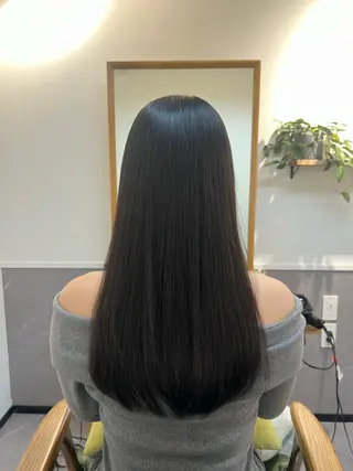 ロング カラー GARTE所属・巻ける縮毛矯正 艶カラー/れむのヘアスタイル