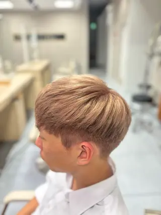 ショート カラー メンズ メンズ特化韓国風 パーマスタイル/りんのヘアスタイル