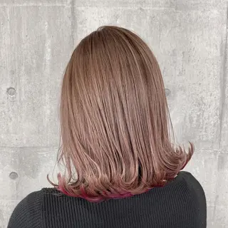 セミロング supbytomee所属・カラー特化型サロン #SUP.のヘアスタイル