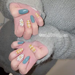 セミロング ネイル ⛓Miyu ⛓のネイルデザイン