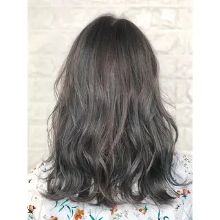 ミディアム カラー KIZU 髪質改善 オカルト怪談のヘアスタイル