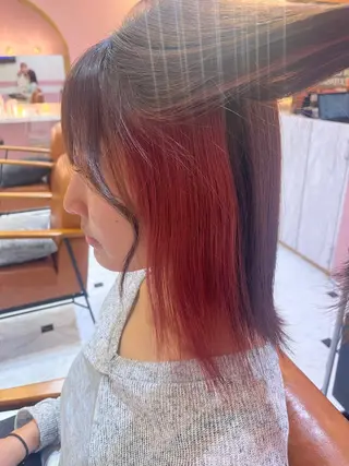 カラー fish所属・横浜/レイヤー/ボブ shiira👼🏻のヘアスタイル