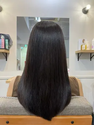 ロング Lachic所属・髪質改善/ストレート 根上のヘアスタイル