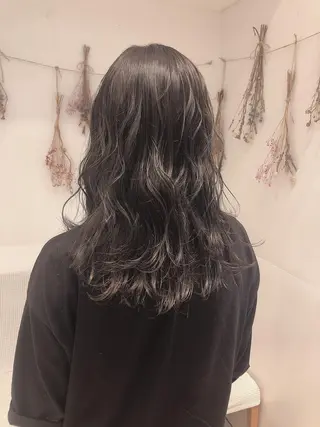 セミロング カラー はだゆうき @hadadan08のヘアスタイル