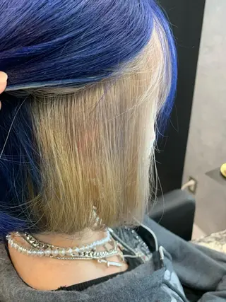 ショート 透明感/ブリーチ縮毛 /髪質改善/星野純一のヘアスタイル