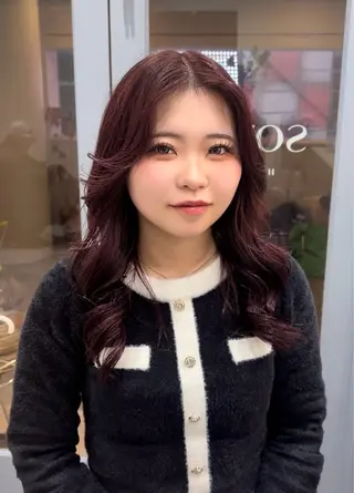 セミロング 橋本 しゅうまのヘアスタイル