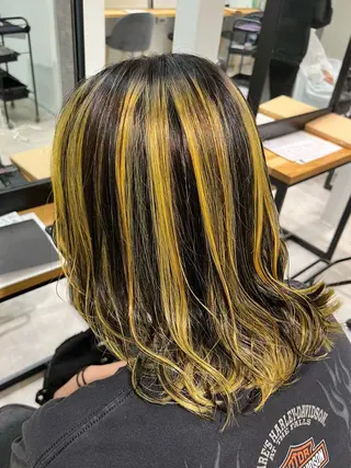 ミディアム カラー collet矢島 /ブリーチカラーのヘアスタイル