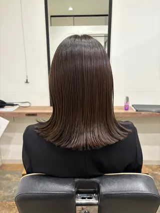 ミディアム CHESS所属・星 優南のヘアスタイル