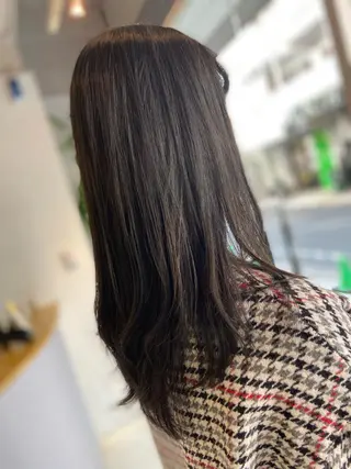 ロング カラー 菊地 美憂のヘアスタイル