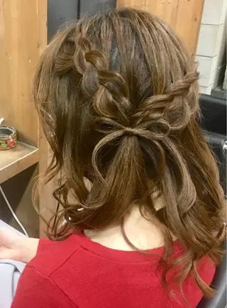 セミロング ヘアアレンジ 加藤 圭悟のヘアスタイル