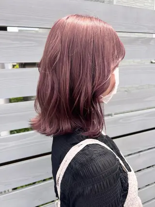 セミロング カラー れいな🌼 ボブ･艶カラー🌼のヘアスタイル