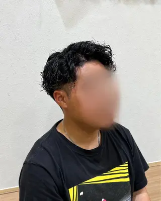 パーマ メンズ 山口 玖瑠美のヘアスタイル