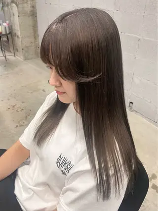 ロング col sapporo所属・あざと可愛い💓 盛れる顔まわり/uiのヘアスタイル