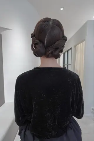 セミロング tukka soin KOBE所属・nagi/ヘアセット /メイクのヘアスタイル