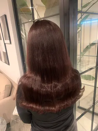 ロング カラー ベージュカラー🌿 新潟駅/青木結月のヘアスタイル