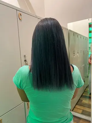 ロング ハイトーンカラー/エ クステ/デザインのヘアスタイル