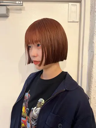 ショート カラー パーマ ✴︎UNU ✴︎モエカのヘアスタイル