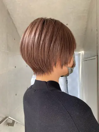 ショート カラー Leverage New York所属・小滝 楓のヘアスタイル