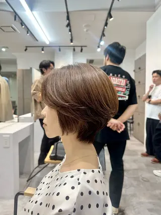 ショート ごとう さなのヘアスタイル
