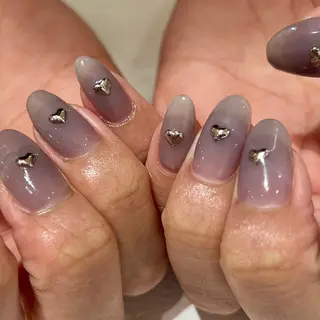 ネイル 個性派ニュアンス nuts nail所属・【池袋】nuts nail　なつみのネイルデザイン