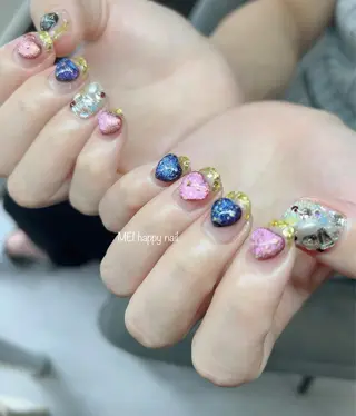 ネイル 北浦和 自爪育成ケアのネイルデザイン