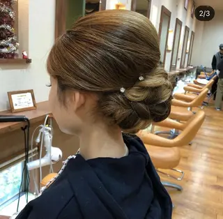 ロング カラー パーマ ヘアアレンジ キッズ ネイル マツエク・マツパ hair  mode RITZ所属・★ 里奈★のヘアスタイル