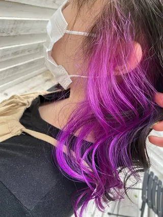 セミロング カラー ヘアアレンジ 指名支持率NO.1 スタイリストのヘアスタイル