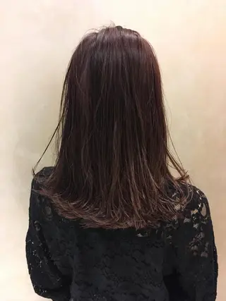セミロング カラー 髪質改善支持率 No. 1✨mayuのヘアスタイル