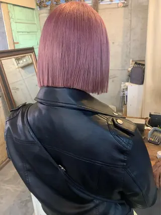 ミディアム カラー kimika🥑 メンズ/髪質改善のヘアスタイル