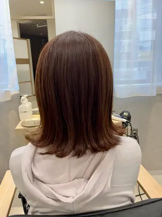 ミディアム カラー 天野 涼のヘアスタイル