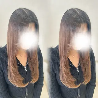 ロング 🧸ベージュ カラー🧸ゆいなのヘアスタイル