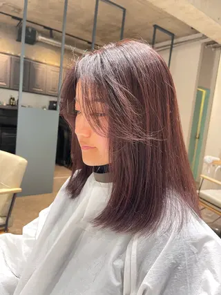 セミロング ano @anomukuiのヘアスタイル