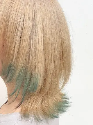 ミディアム カラー 🐈浅草 Nagi🐈のヘアスタイル