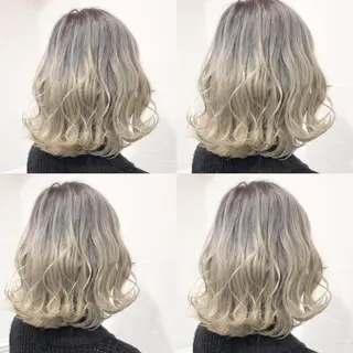 ミディアム カラー メンズカット/波巻き TAKUMAのヘアスタイル