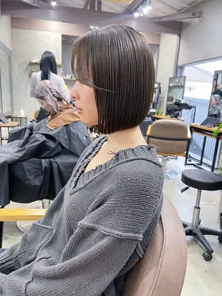 ミディアム AiM 大名　似合わせカットのヘアスタイル