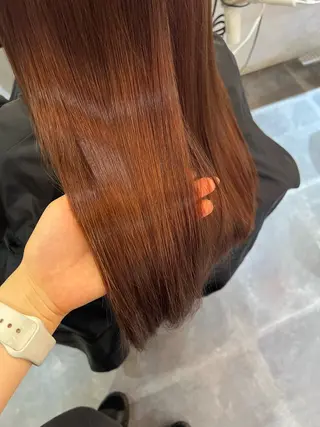 ロング 🍒暖色/艶カラー/ moe🍒のヘアスタイル