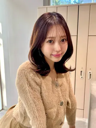 ミディアム カラー ミディアムヘア Chifumiのヘアスタイル