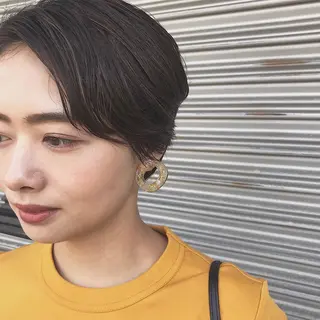 ショート カラー ヘアアレンジ マツエク・マツパ Kawaguchi Arisaのヘアスタイル