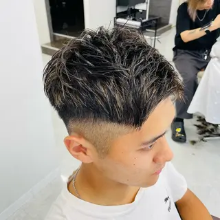 ショート カラー メンズ メンズカット特化✂︎ SHINGO 本厚木のヘアスタイル