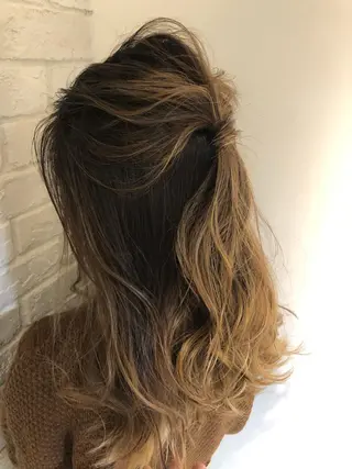 ミディアム カラー olino 【オリノ】西田辺のヘアスタイル