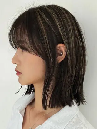 カラー 住谷 ゆりなのヘアスタイル