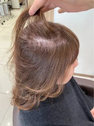 ミディアム カラー 🌱脱白髪染め特化 🌱岡田将英のヘアスタイル