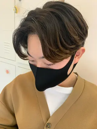 パーマ メンズ THE SUITS  BROTHERS 金山所属・坂口 敬志朗のヘアスタイル