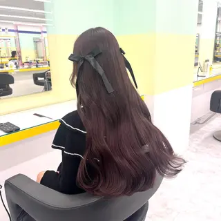 ロング カラー ヘアアレンジ 🎀Girly艶髪カ ラー🎀Harukaのヘアスタイル