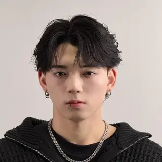 ショート パーマ メンズ GLANZ天神赤坂 メンズサロンのヘアスタイル