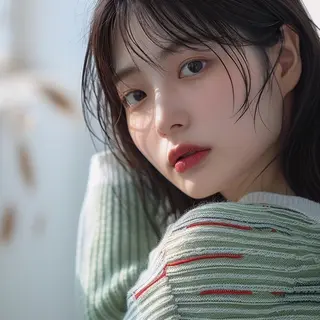 ミディアム しもかわ かほのヘアスタイル