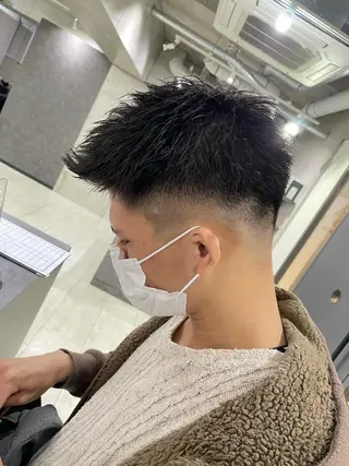 メンズ Kvell&Co.所属・ハイトーン カラーのヘアスタイル