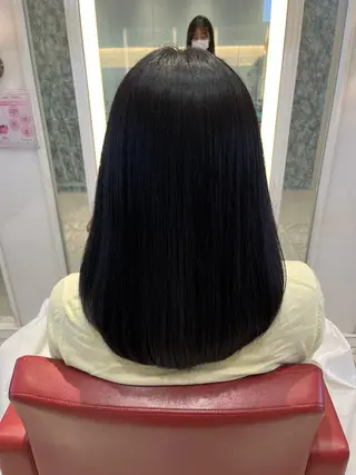 ミディアム 艶髪/アレンジ/ 野口緑のヘアスタイル