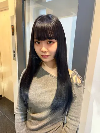 ロング カラー HOMIE TOKYO所属・sora / 渋谷 / ハイトーンのヘアスタイル